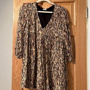 Aritzia leopard dress